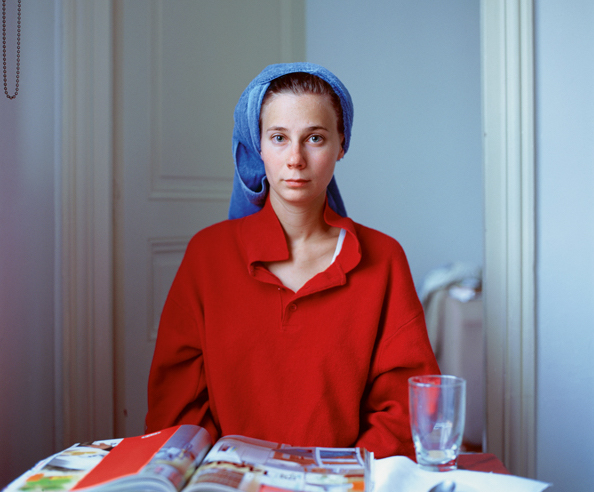 Melinda after hairwashing, 2005, Paris