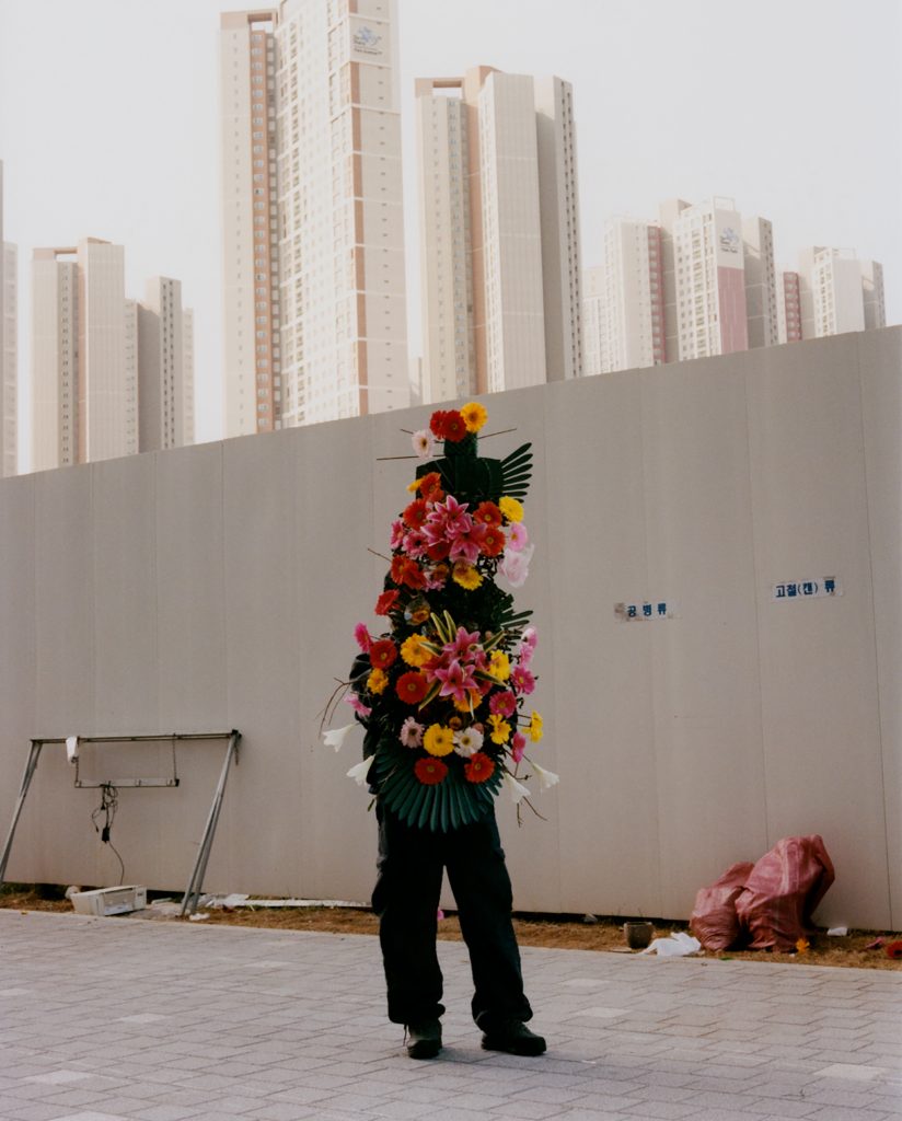 Funeral Flower man from the series Tomorrow City, 2020 © Olgac Bozalp 