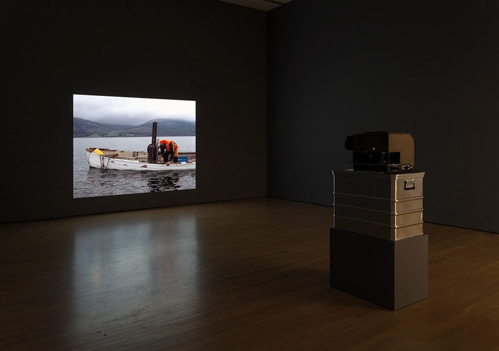 Simon Starling, Autoxylopyrocycloboros 2006, installation view, 2022, Gallerie Estensi, Modena IT